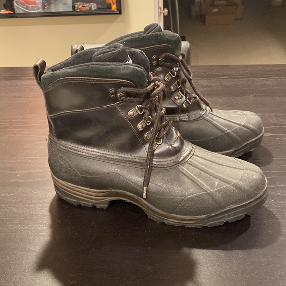 Explorers Brown Leather Upper Thinsulate Work Outdoor Boots; size 13 - Picture 4 of 9